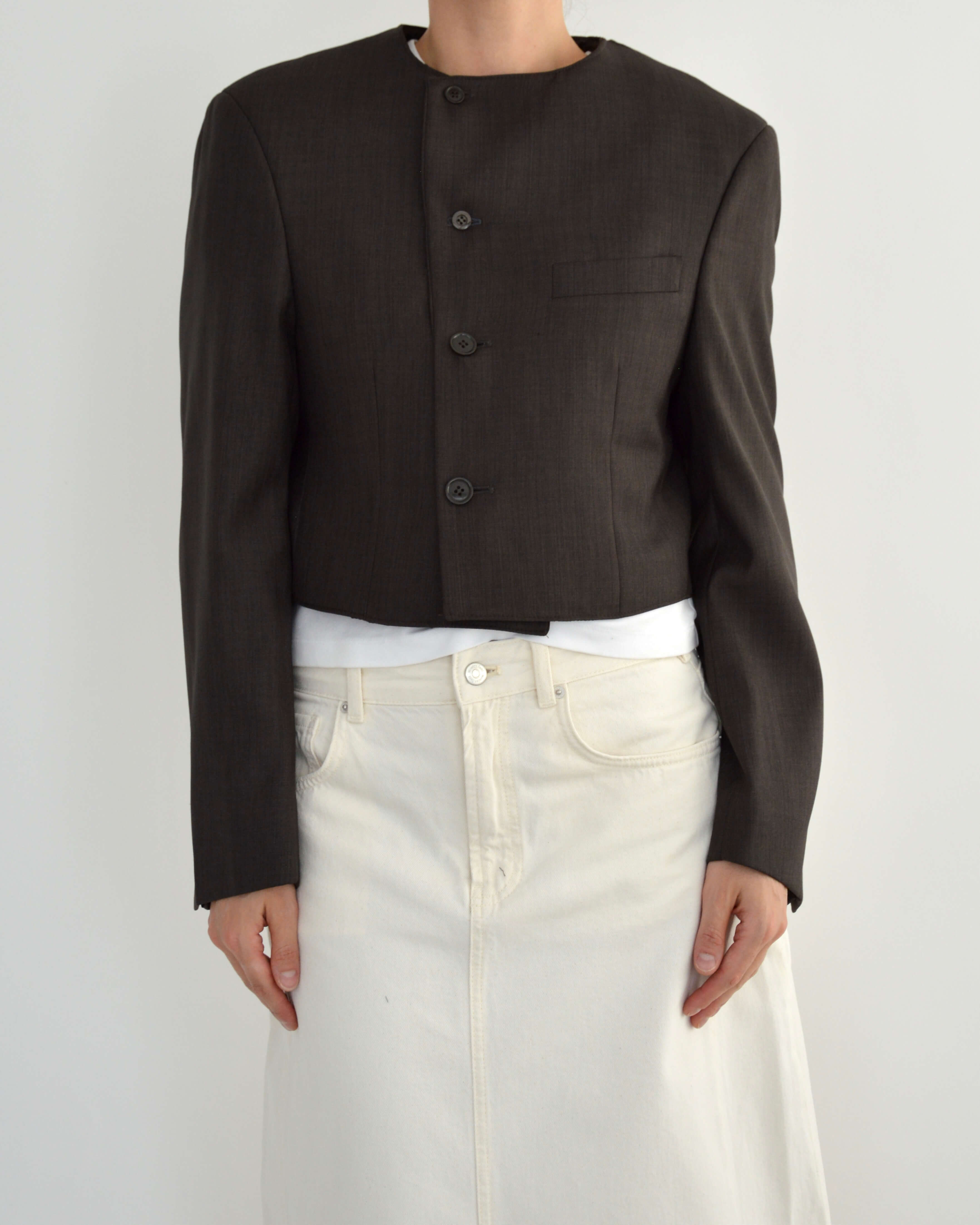 Frame Blazer - Vegan Chocolate (M)