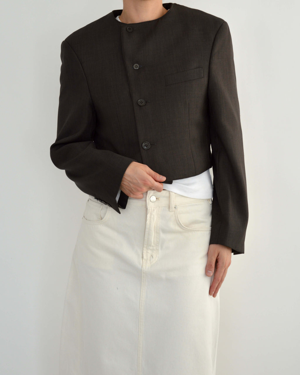 Frame Blazer - Vegan Chocolate (M)
