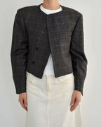 Frame Blazer - Checkred Purple (M)
