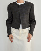 Frame Blazer - Checkred Purple (M)