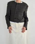 Frame Blazer - Checkred Purple (M)