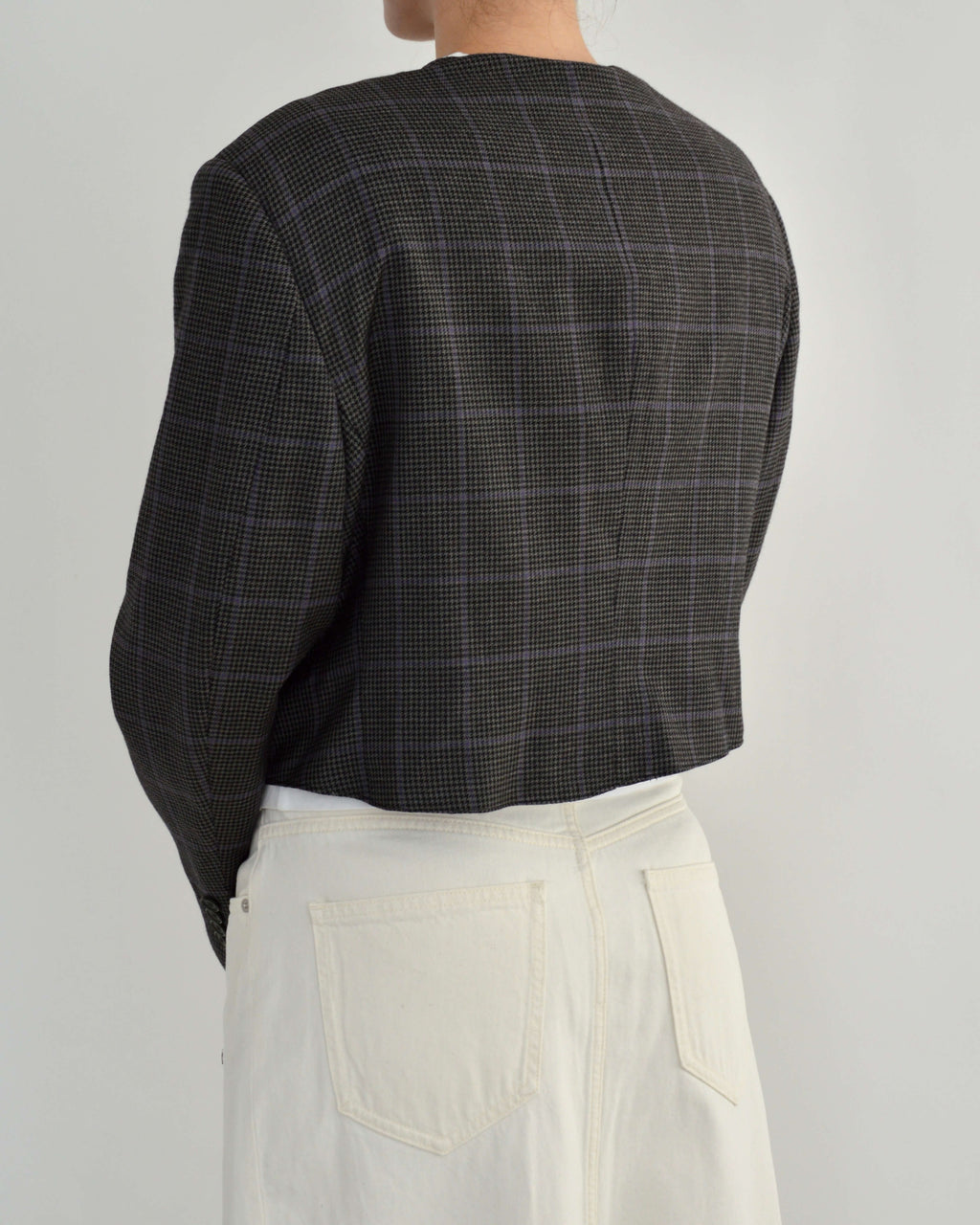 Frame Blazer - Checkred Purple (M)