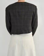Frame Blazer - Checkred Purple (M)