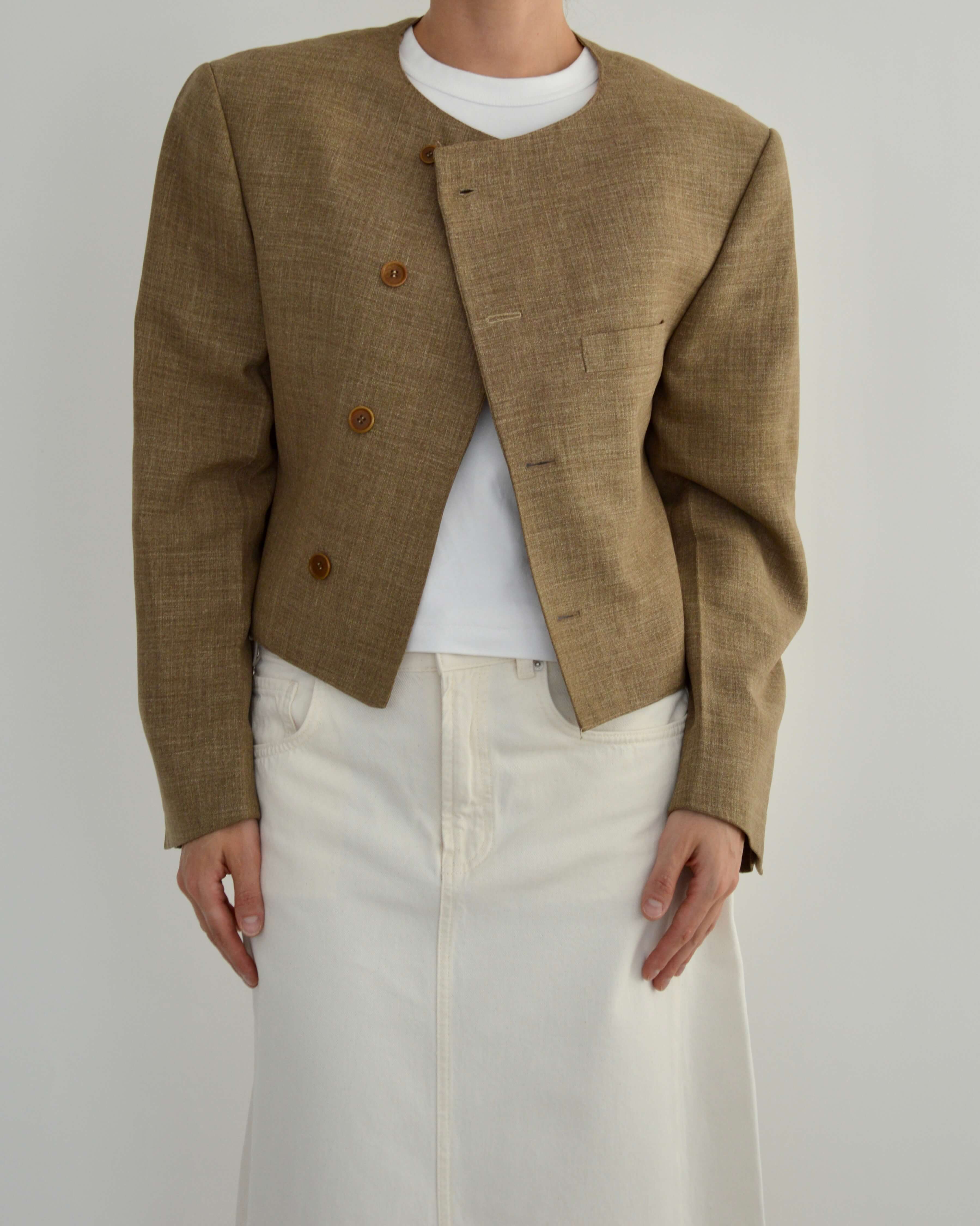 Frame Blazer - Beige (L)