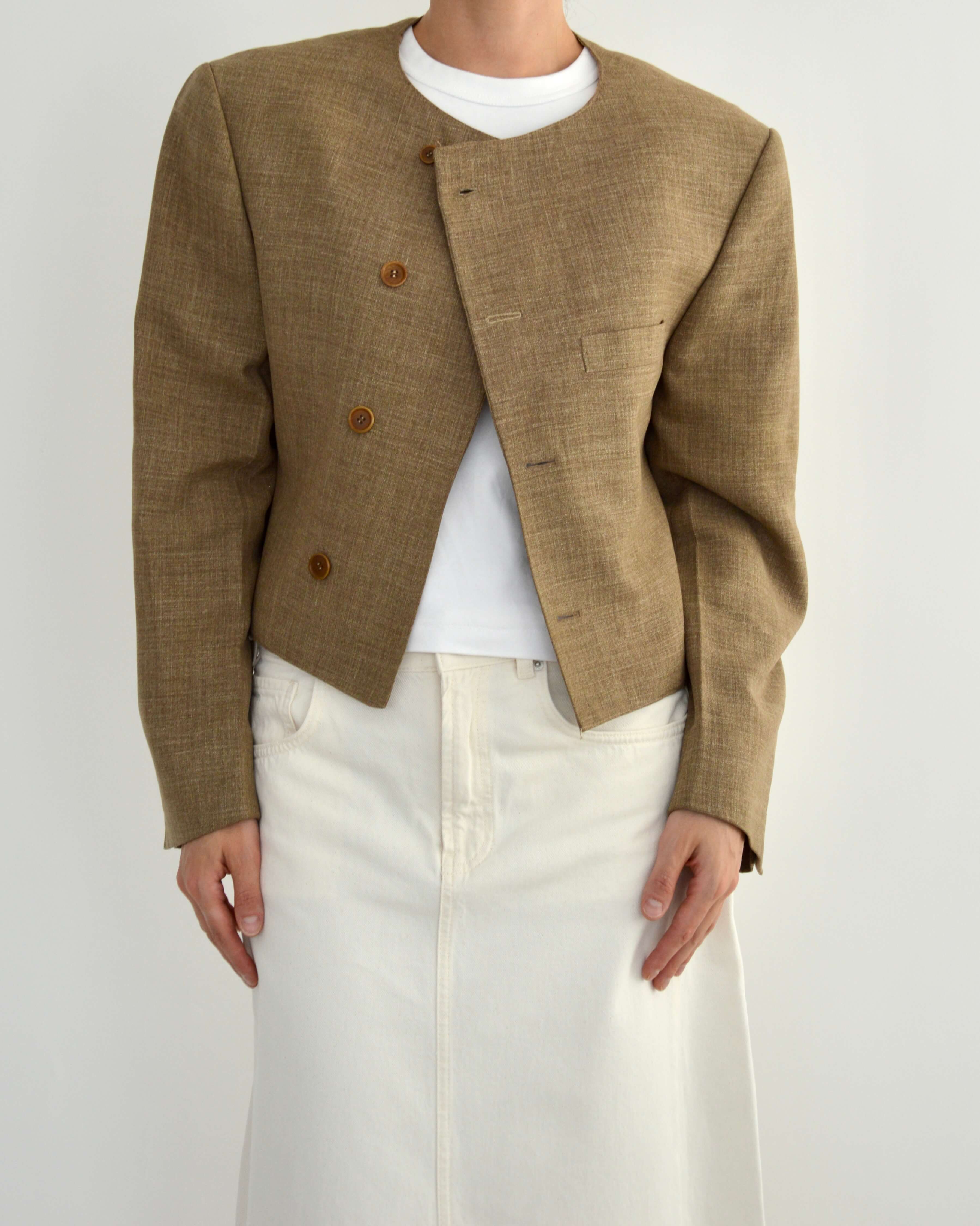 Frame Blazer - Beige (L)