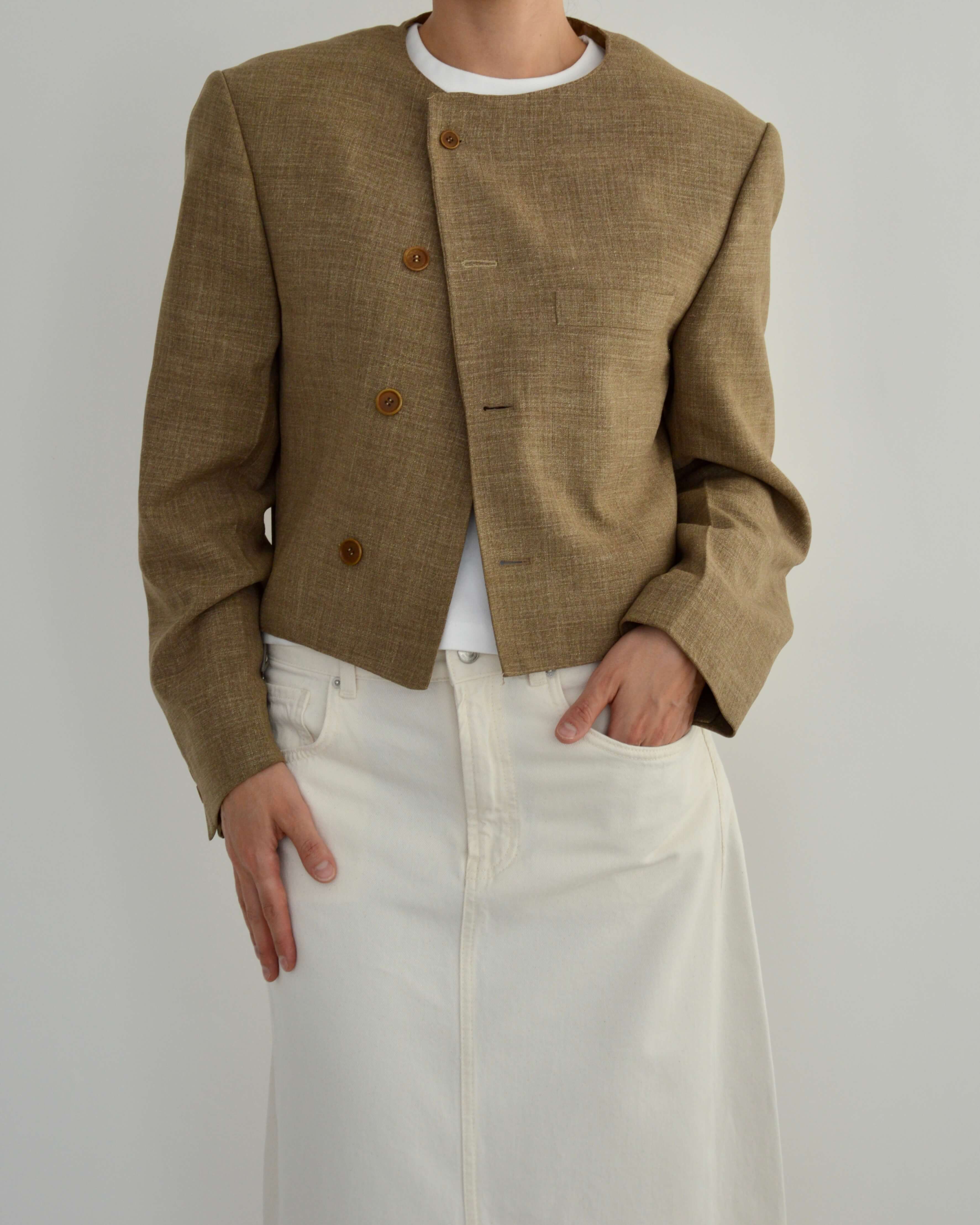 Frame Blazer - Beige (L)
