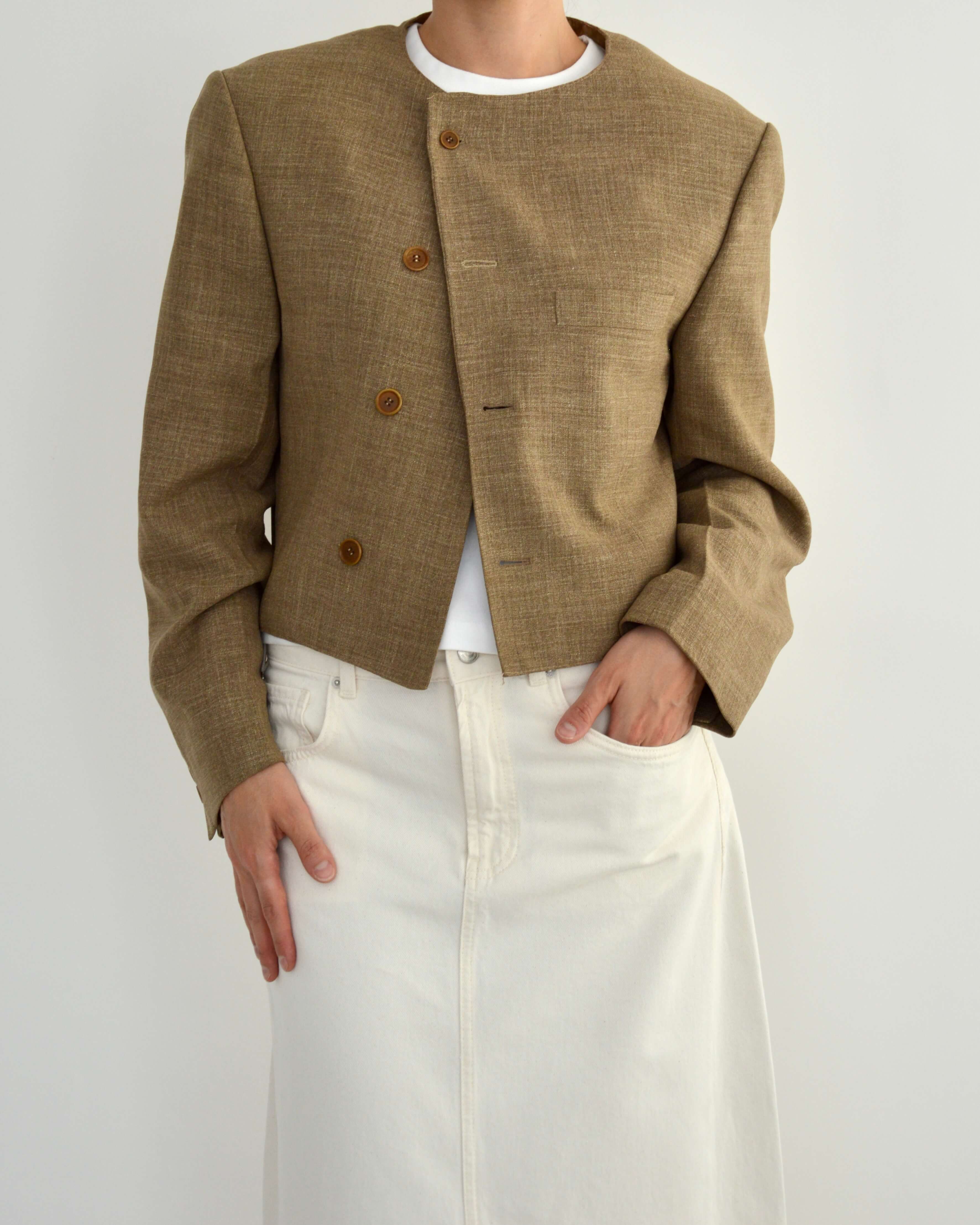 Frame Blazer - Beige (L)