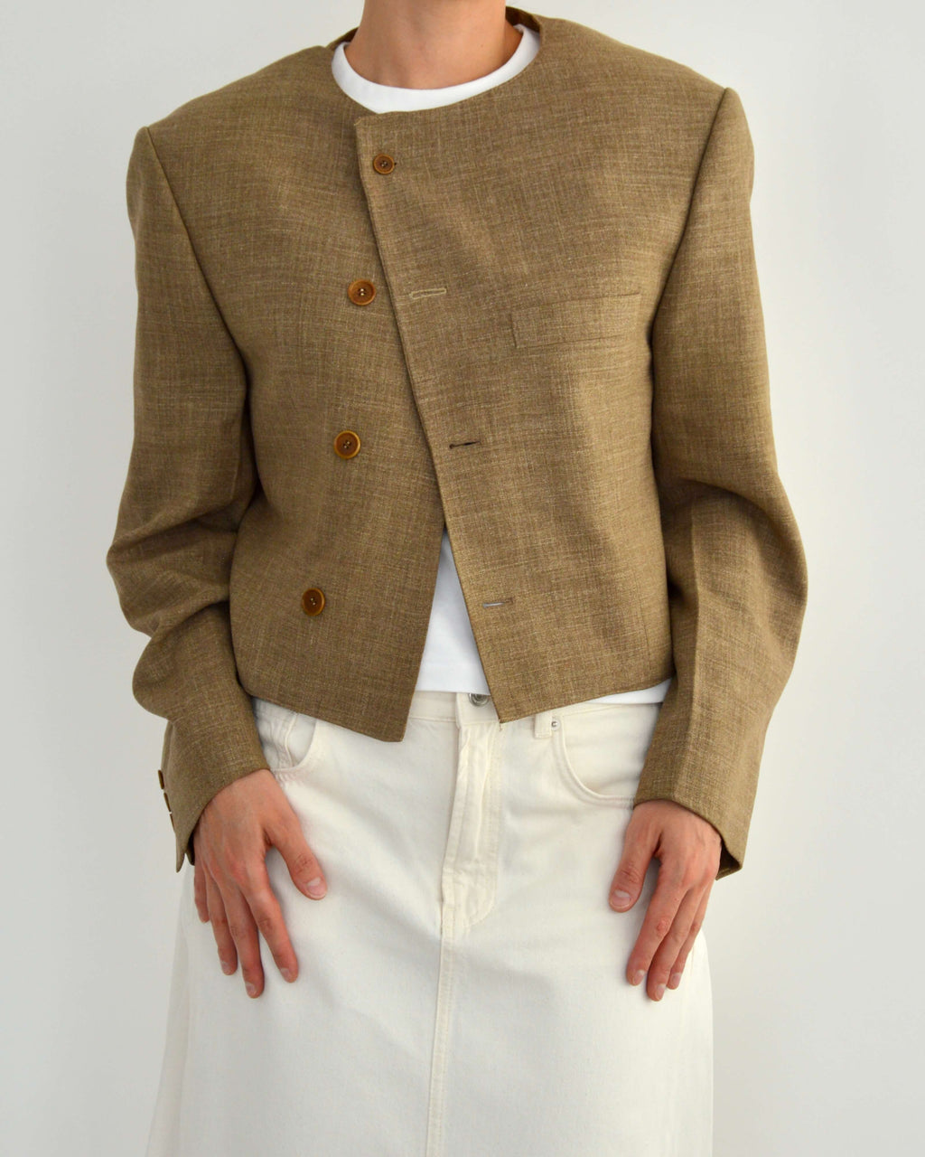 Frame Blazer - Beige (L)