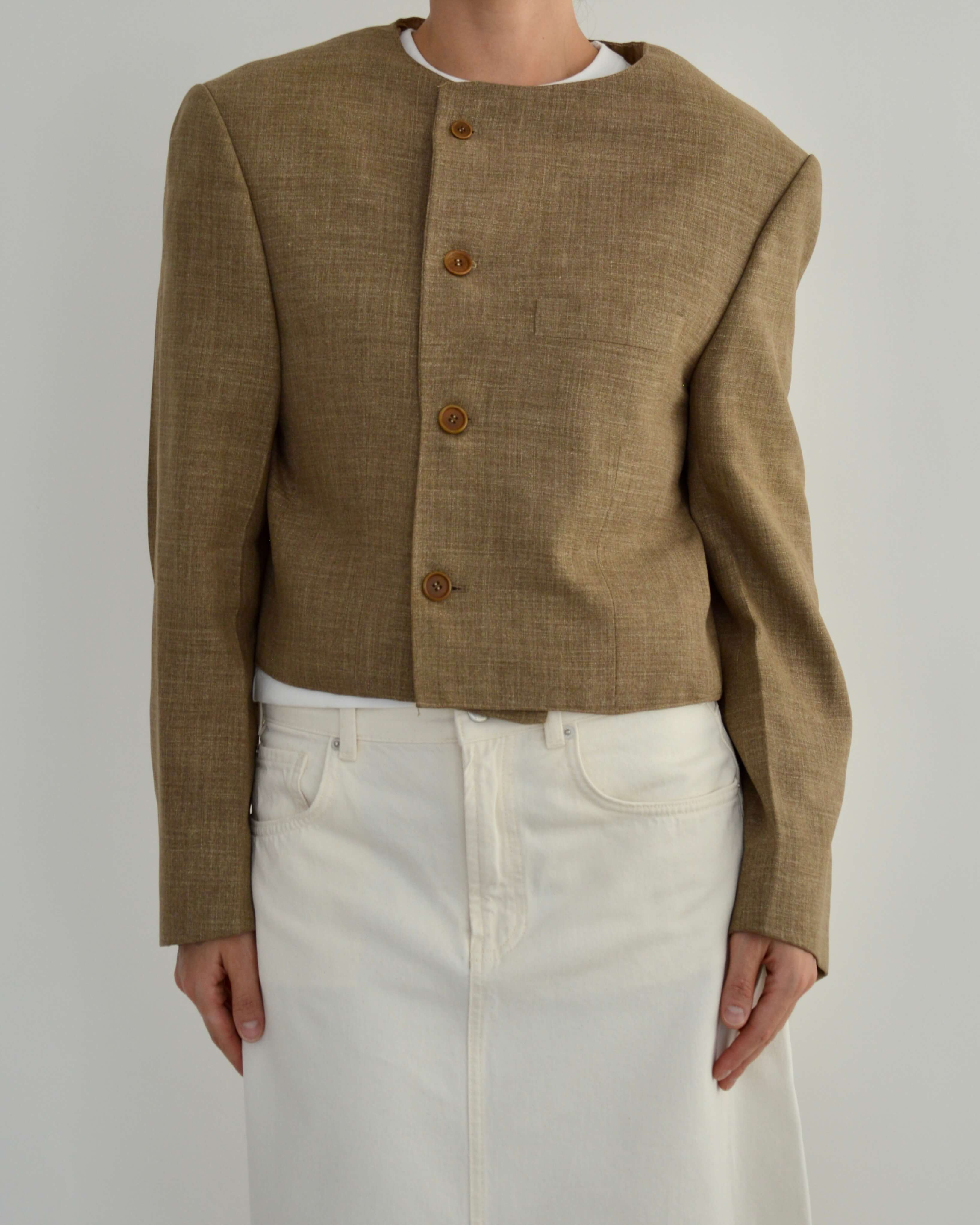 Frame Blazer - Beige (L)