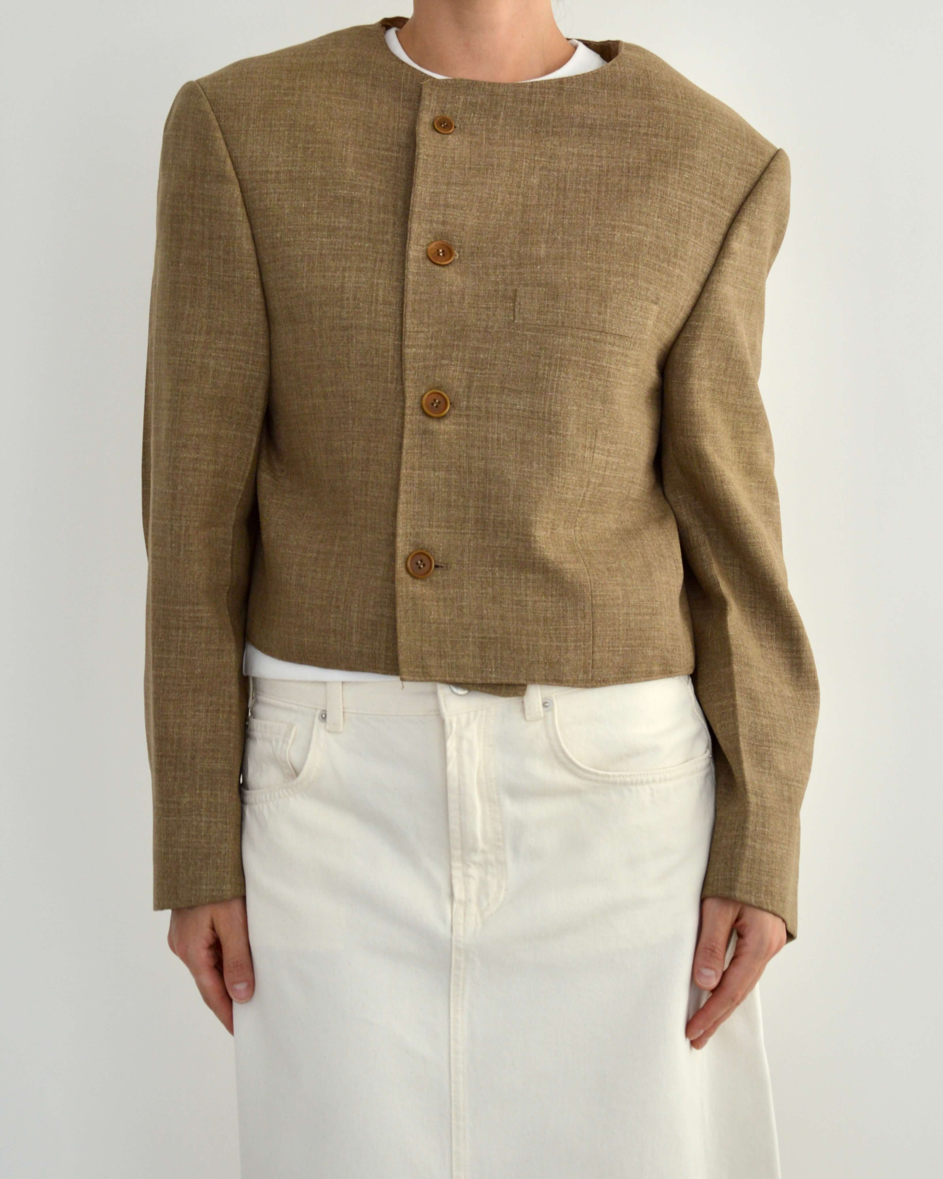 Frame Blazer - Beige (L)