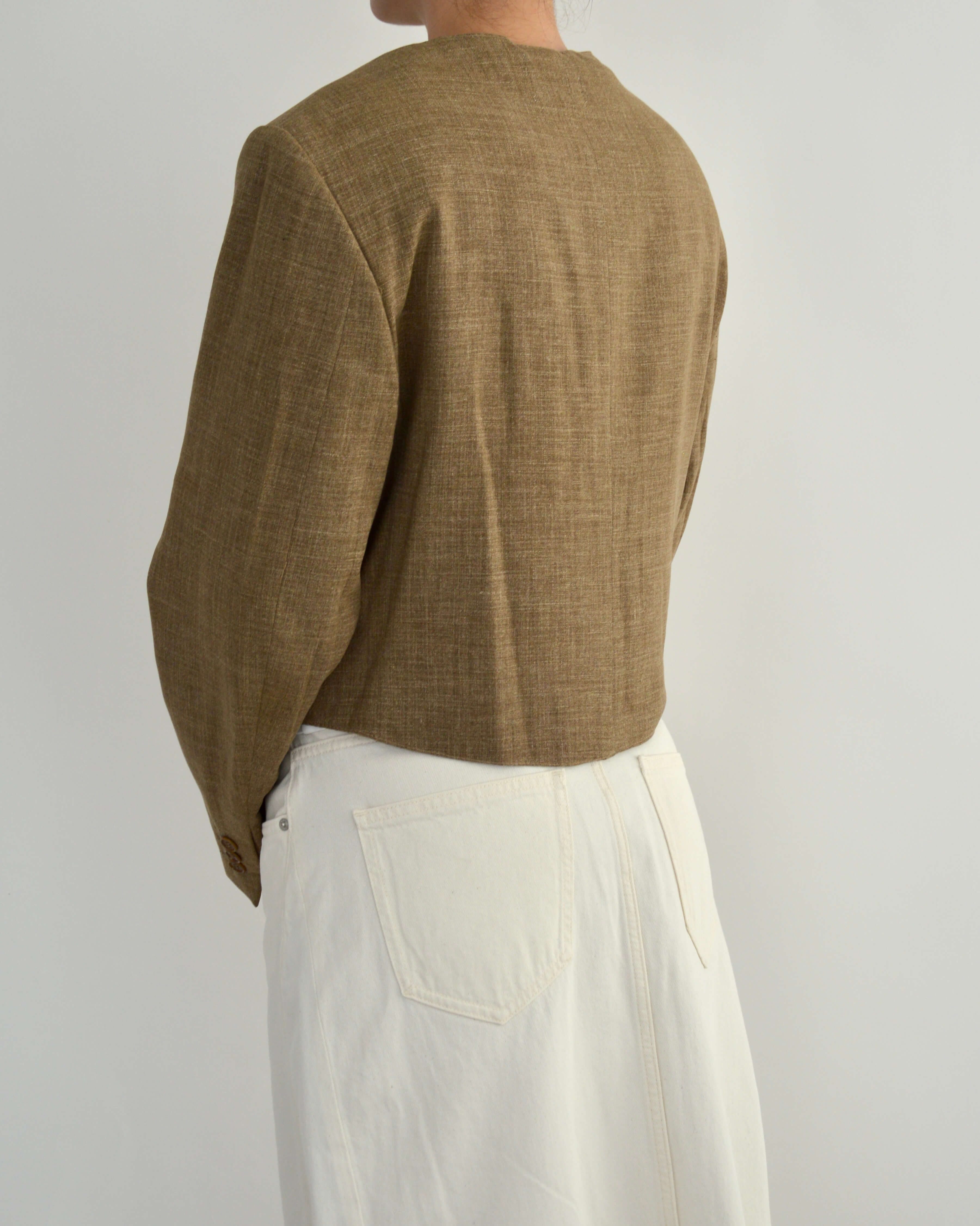 Frame Blazer - Beige (L)