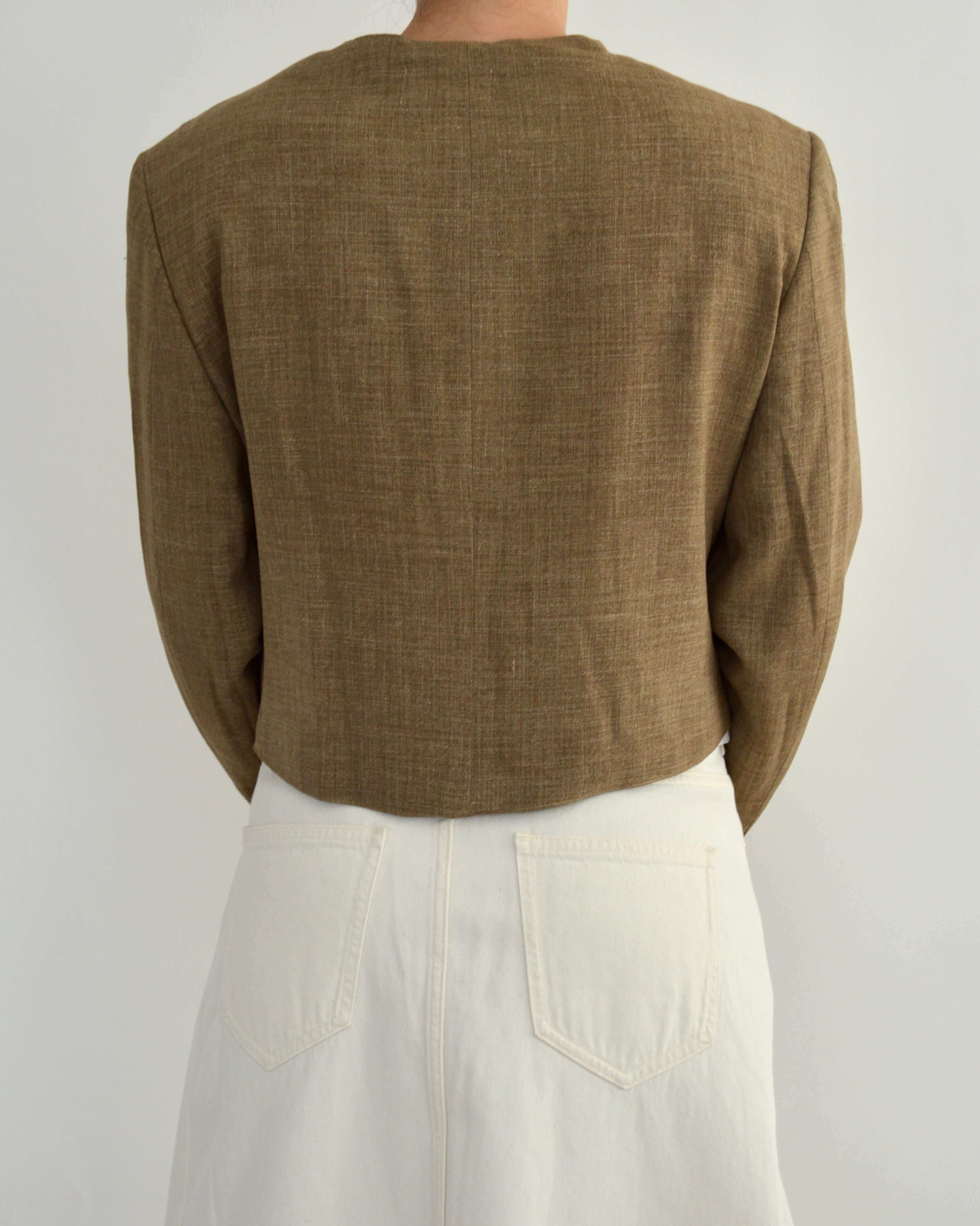 Frame Blazer - Beige (L)