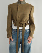 Tied-up Blazer - Oatmeal