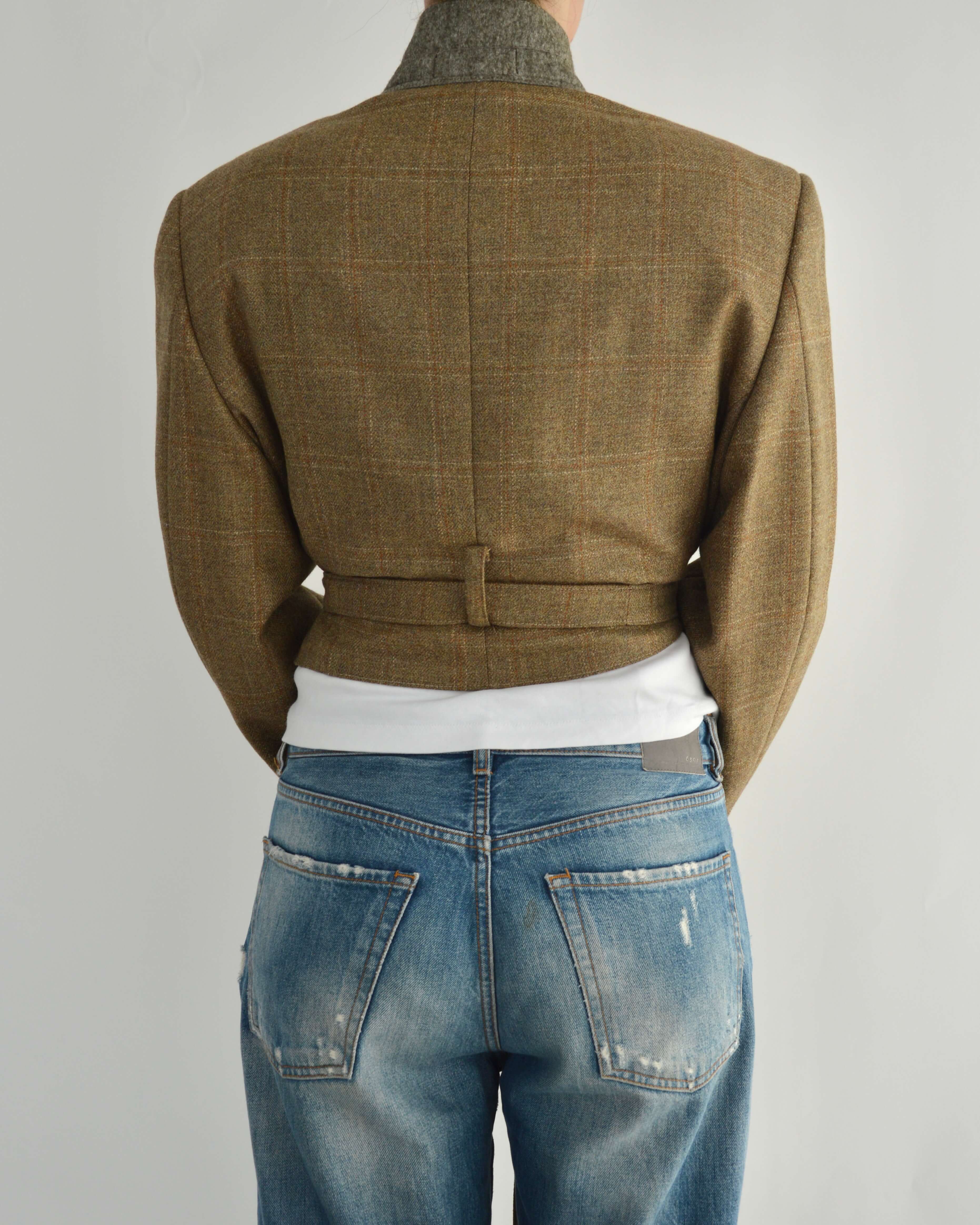 Tied-up Blazer - Oatmeal