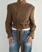 Tied-up Blazer - Textured Fall