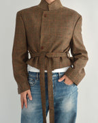 Tied-up Blazer - Textured Fall