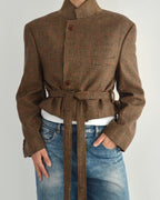 Tied-up Blazer - Textured Fall