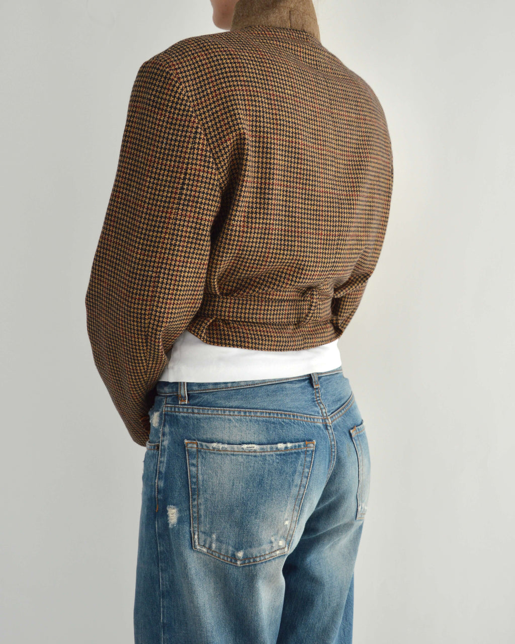 Tied-up Blazer - Textured Fall