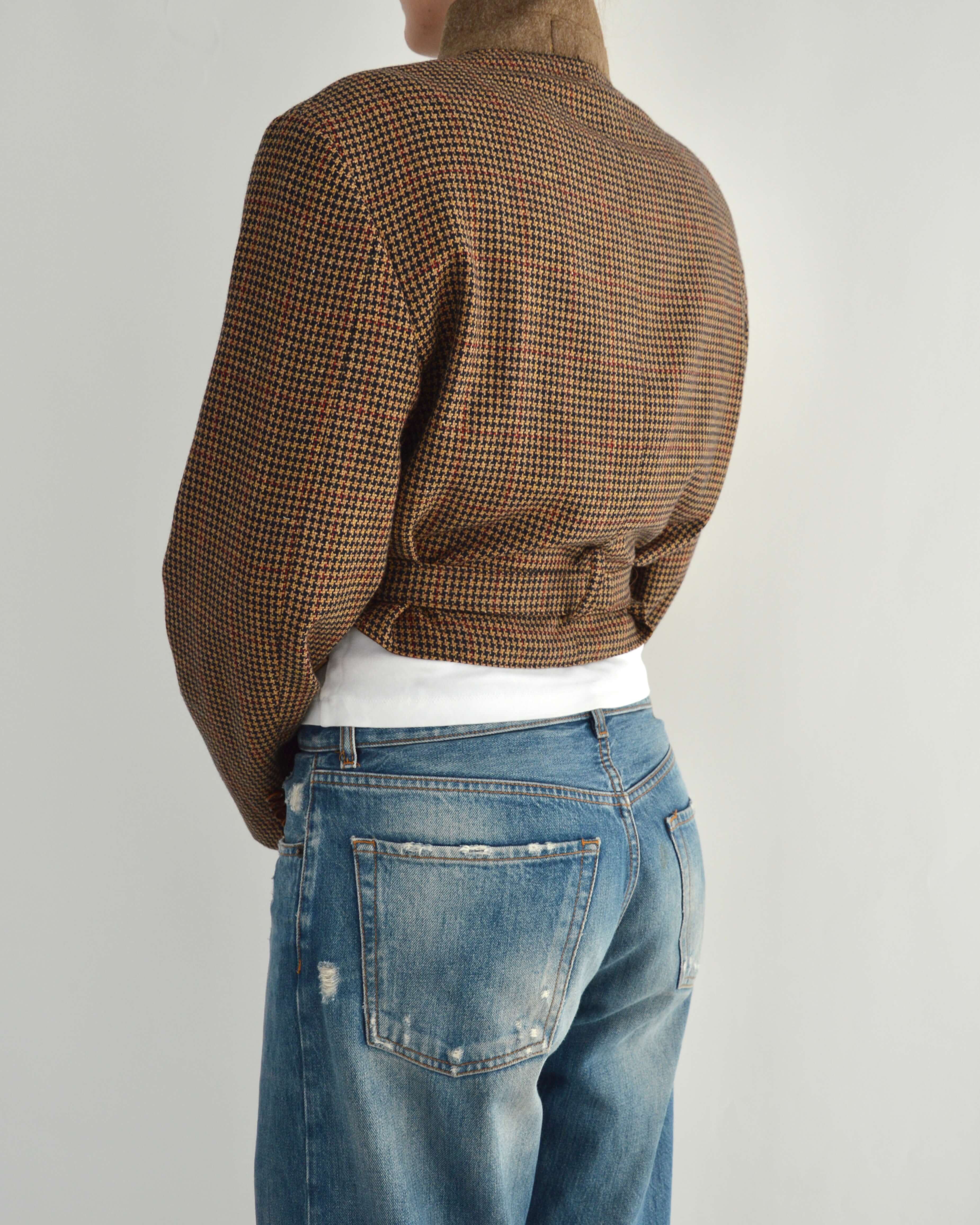 Tied-up Blazer - Textured Fall