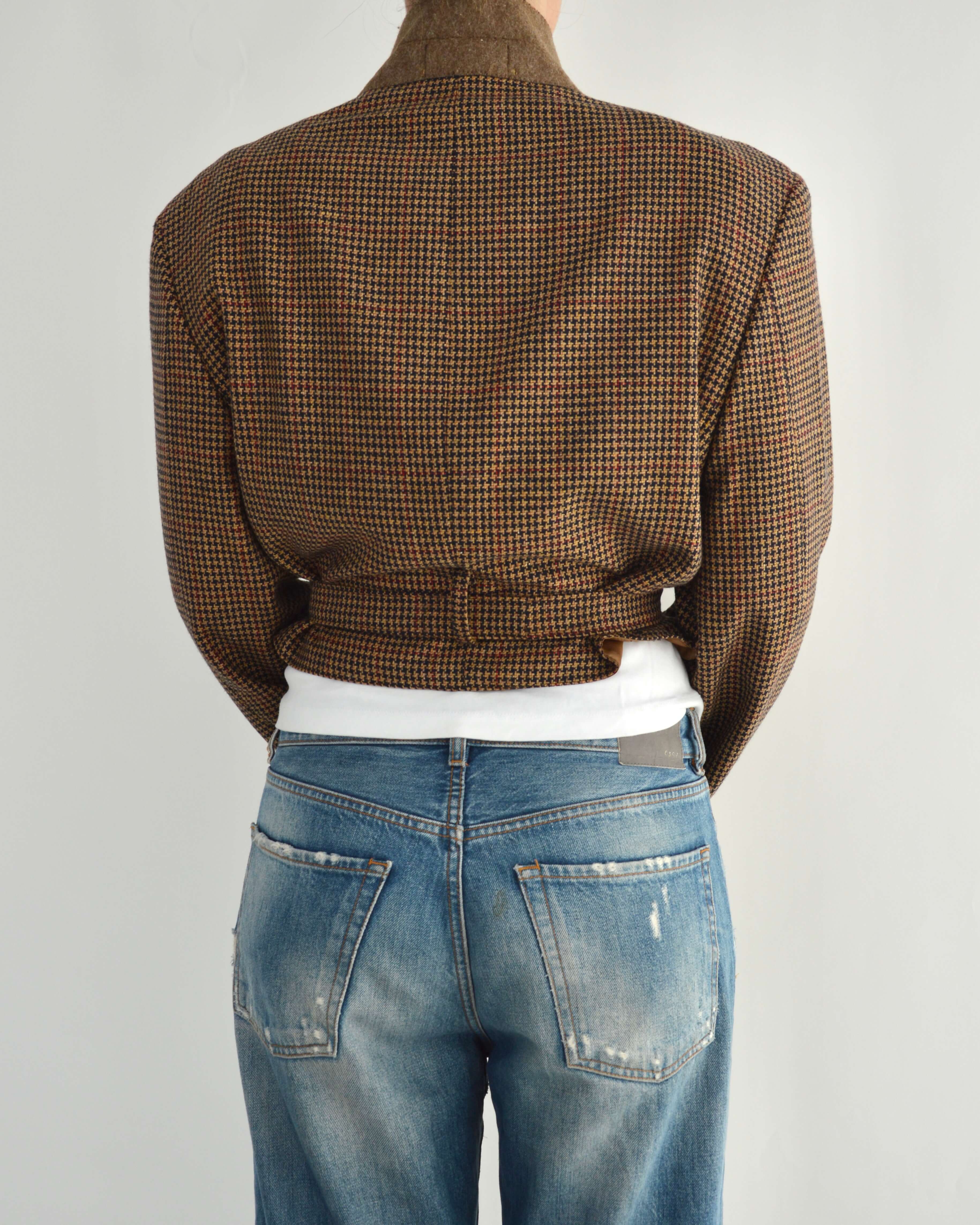 Tied-up Blazer - Textured Fall