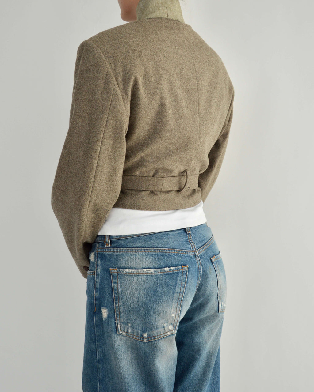 Tied-up Blazer - Softest Beige