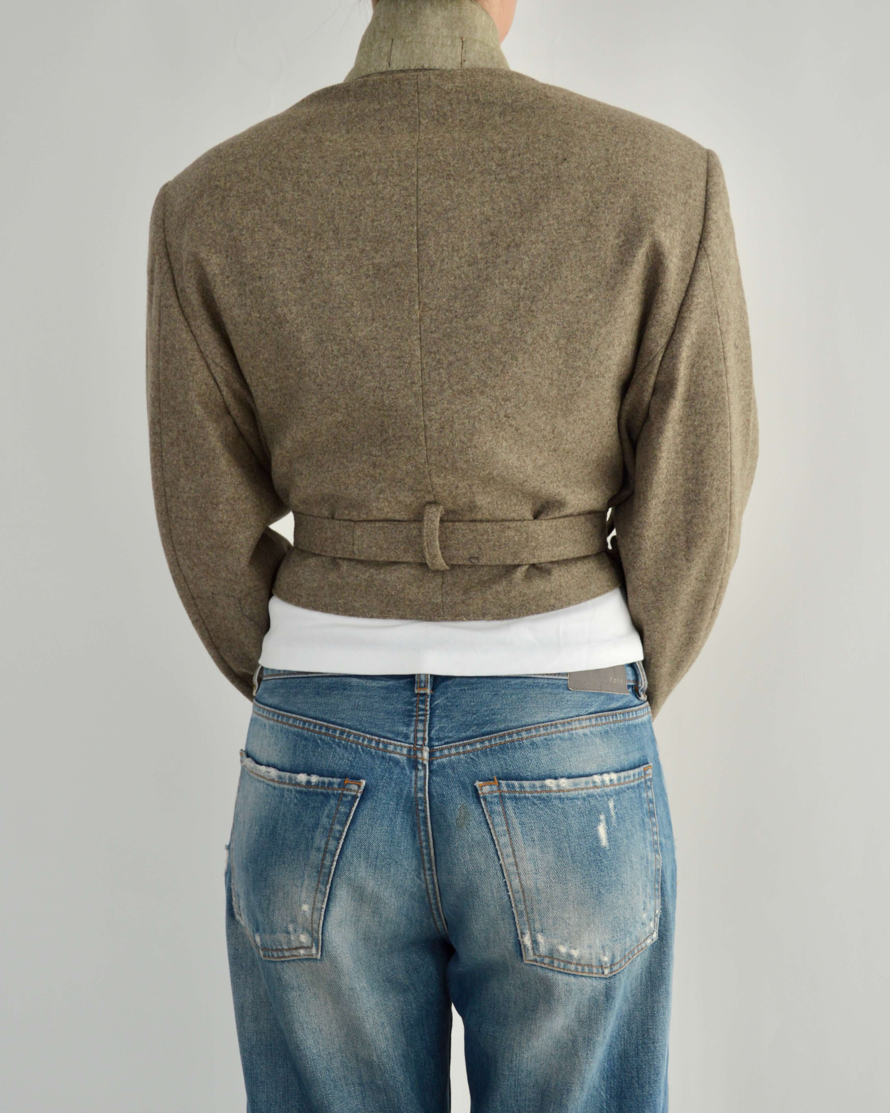 Tied-up Blazer - Softest Beige