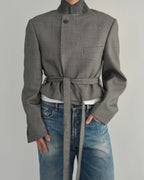 Tied-up Blazer - Business Grey
