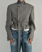 Tied-up Blazer - Business Grey