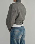 Tied-up Blazer - Business Grey