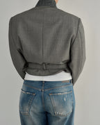 Tied-up Blazer - Business Grey