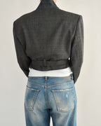 Tied-up Blazer - Darker Grey