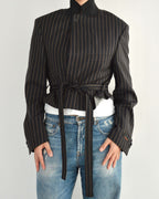 Tied-up Blazer - Fine Black