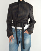 Tied-up Blazer - Fine Black