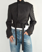 Tied-up Blazer - Fine Black