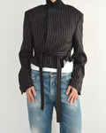 Tied-up Blazer - Fine Black
