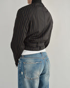 Tied-up Blazer in Fine Dark Navy, view 6
