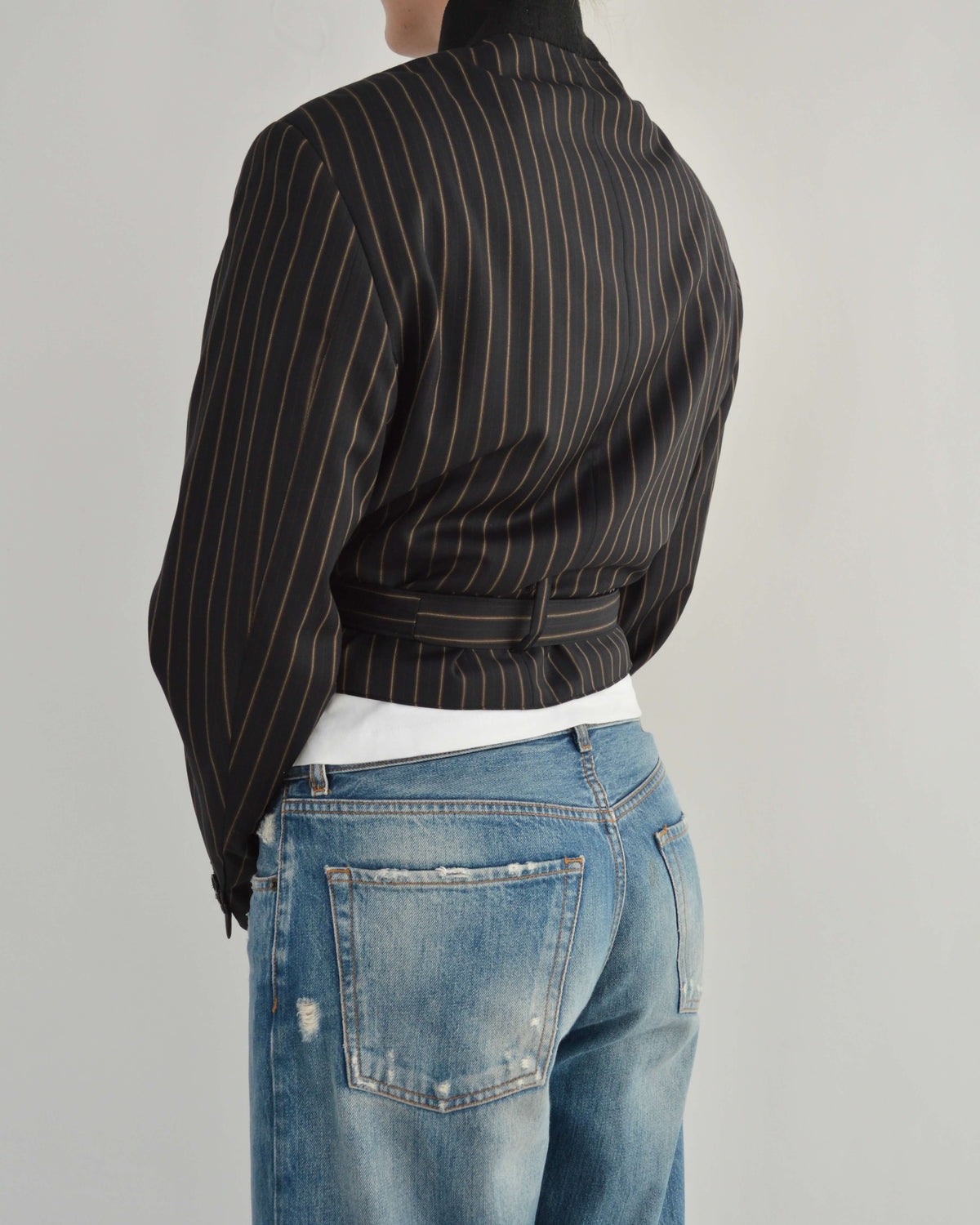 Tied-up Blazer - Fine Dark Navy (S)