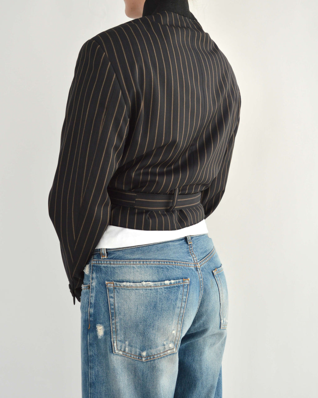 Tied-up Blazer - Fine Black
