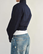 Tied-up Blazer - Dark Blue