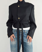 Tied-up Blazer - Oxford Navy