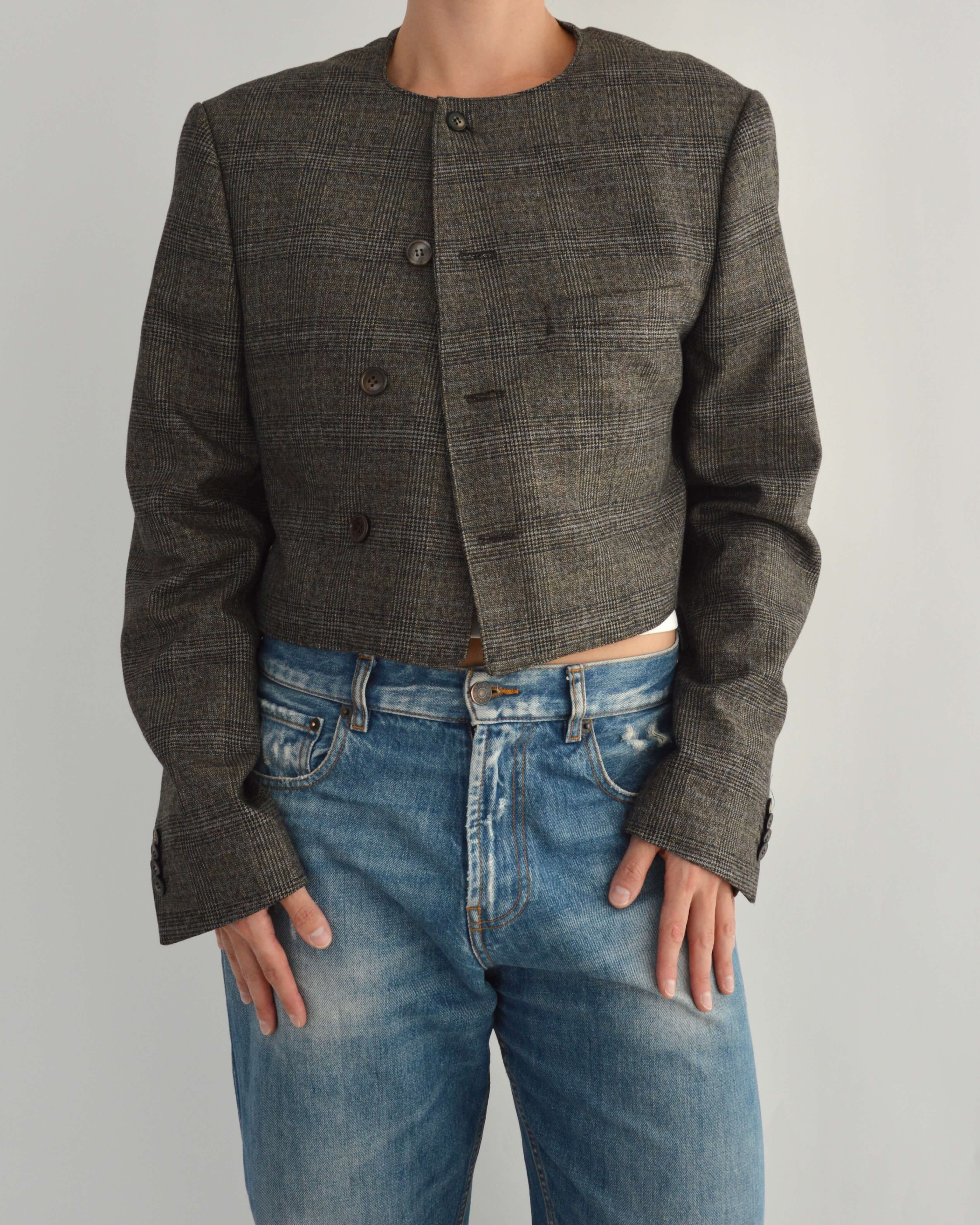 Frame Blazer - Checkred Perfection