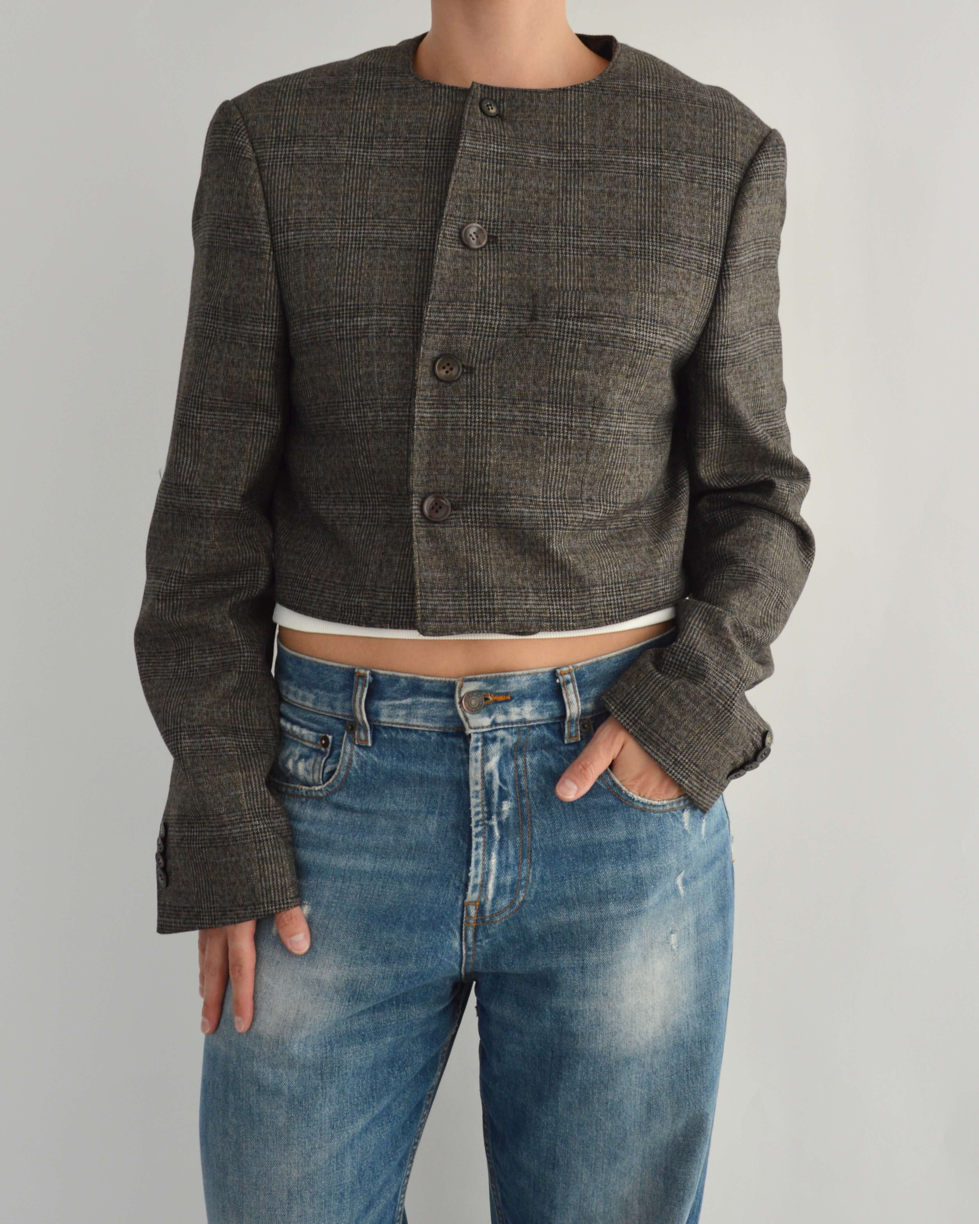 Frame Blazer - Checkred Perfection
