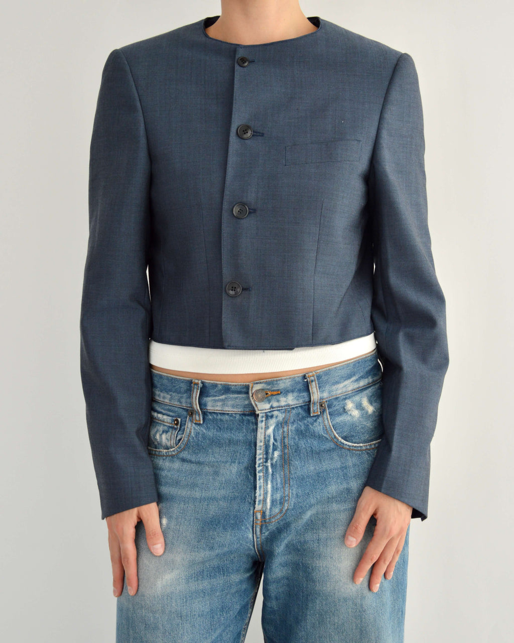 Frame Blazer - Perfect Blue