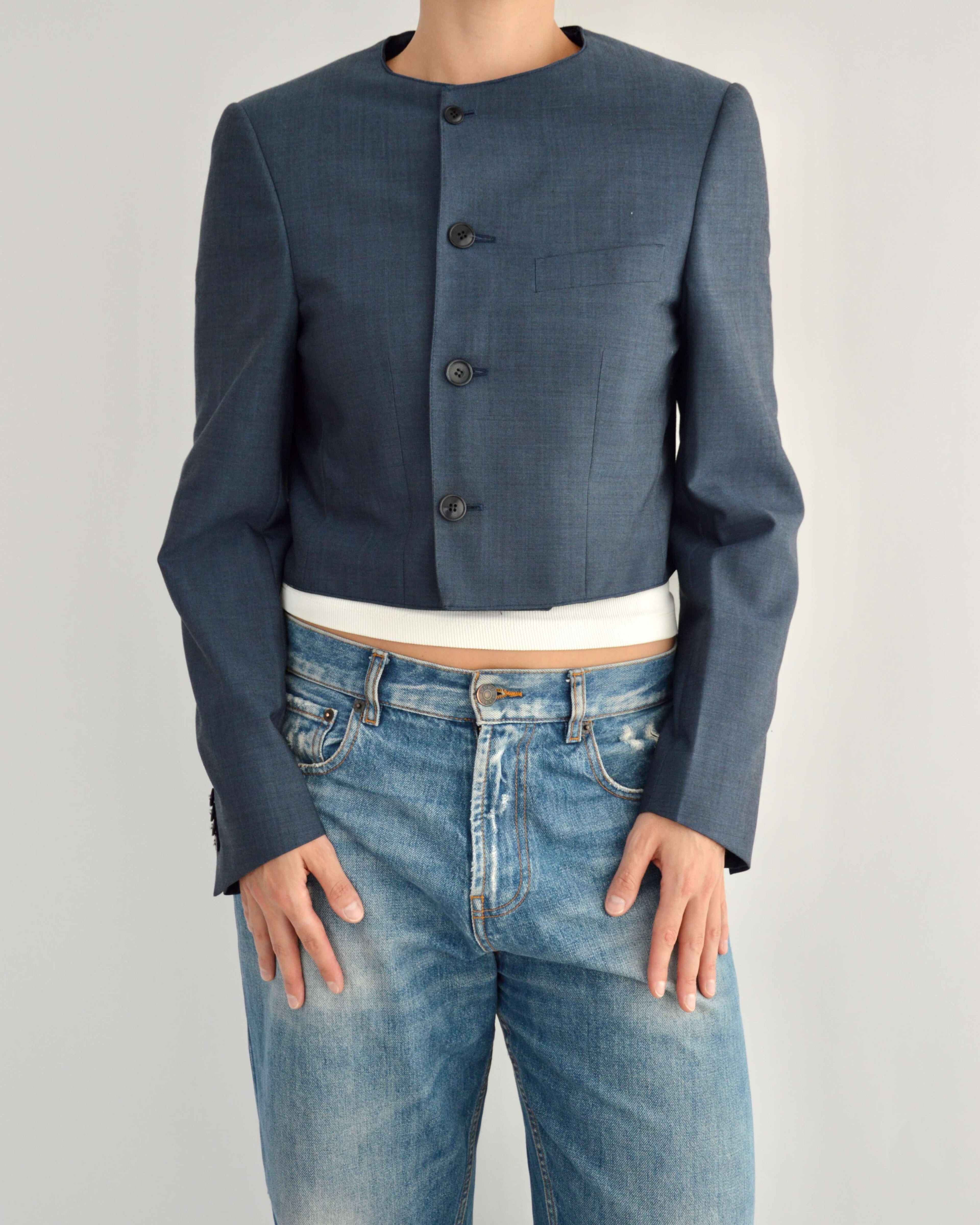 Frame Blazer - Perfect Blue