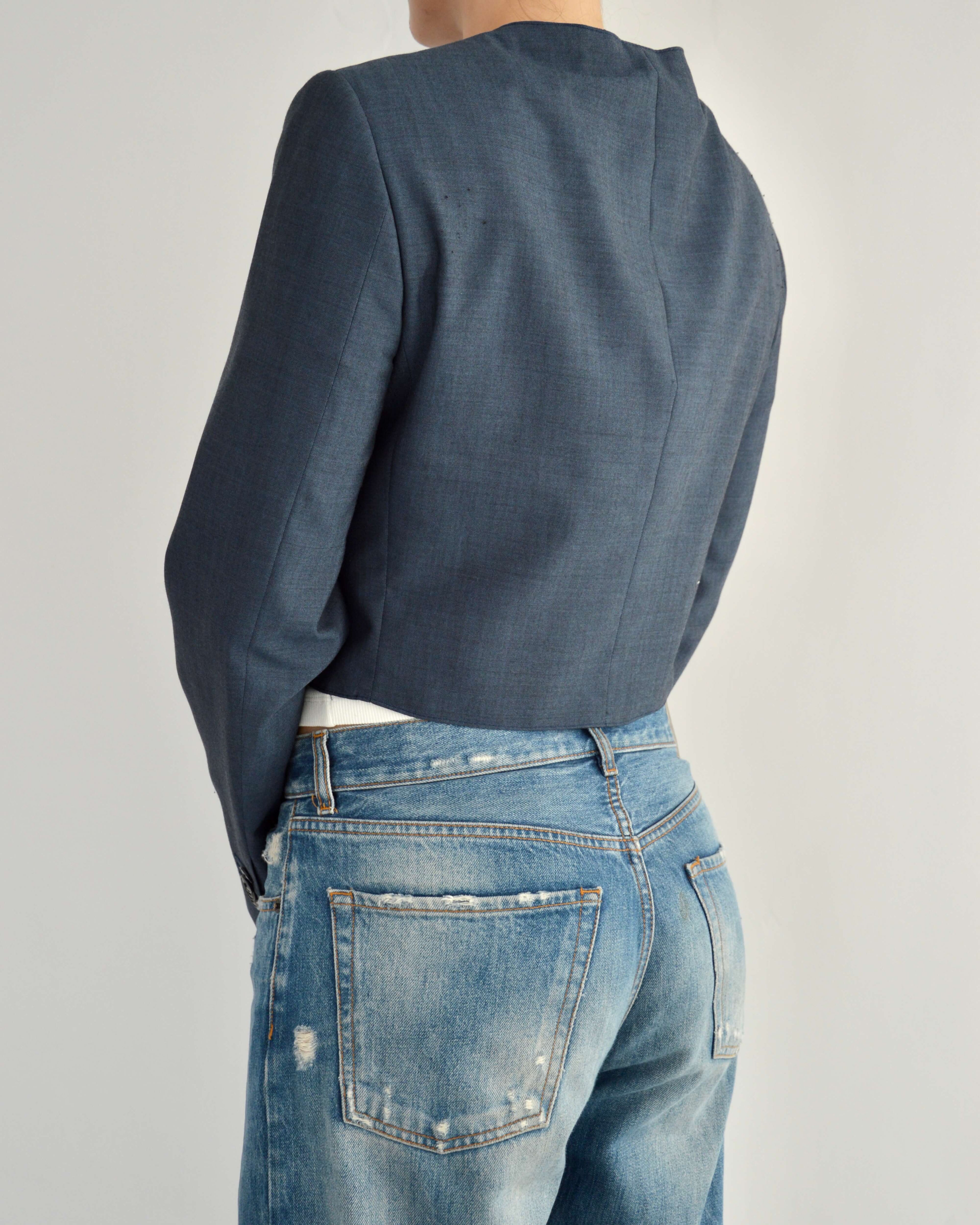 Frame Blazer - Perfect Blue