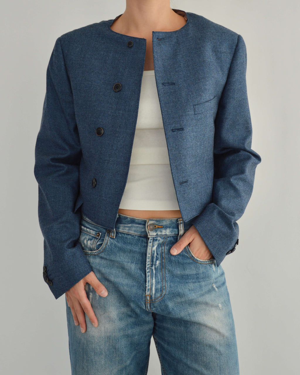 Frame Blazer - Lighter Blue (S)