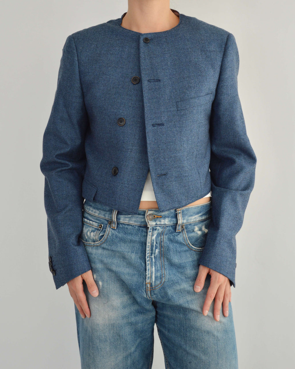 Frame Blazer - Lighter Blue (S)