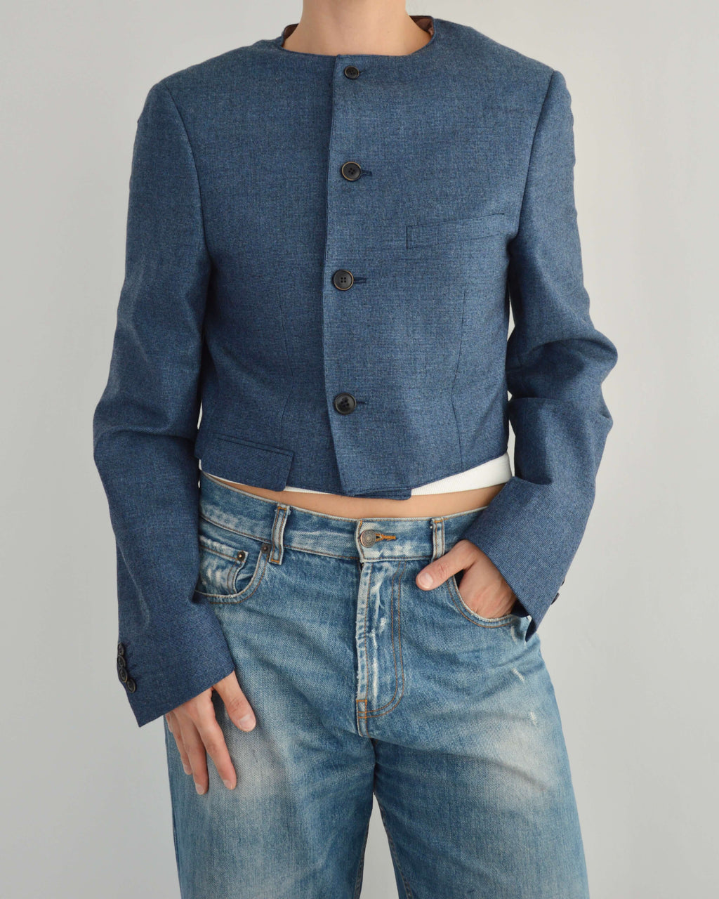 Frame Blazer - Lighter Blue (S)
