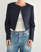 Frame Blazer - Navy (S)