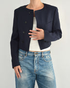 Frame Blazer - Navy (S)